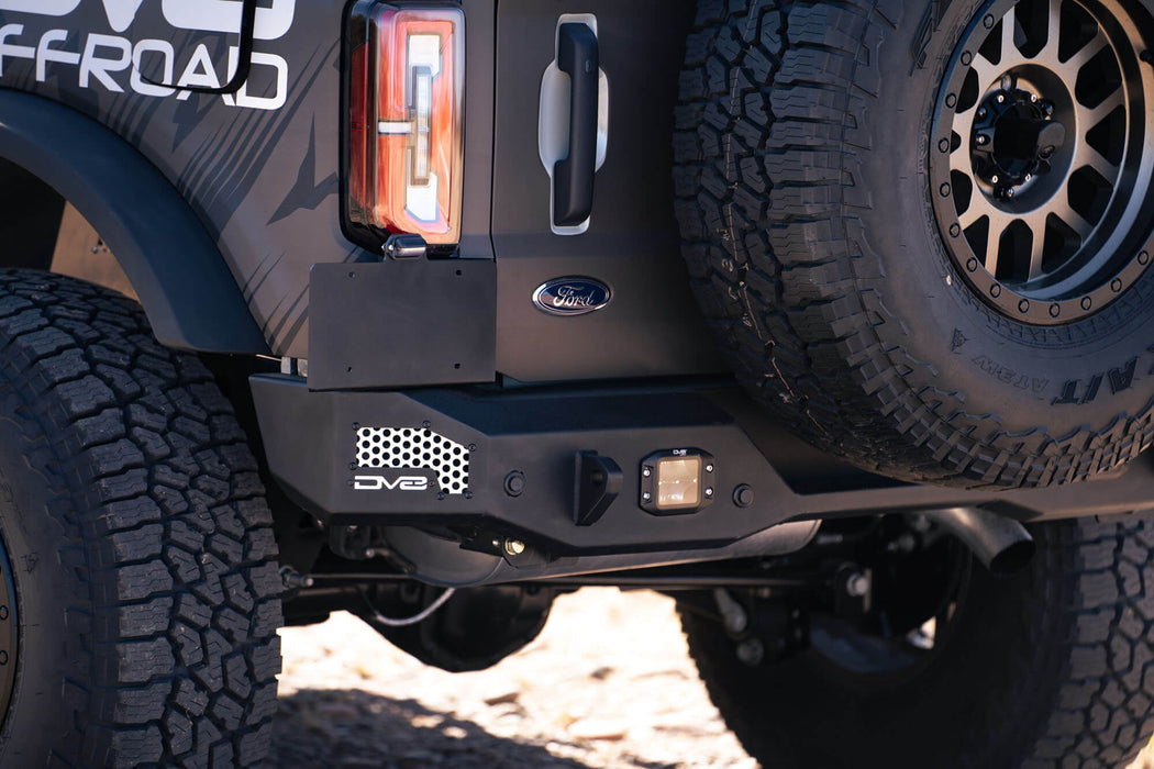 DV8 Offroad 2021-2026 Ford Bronco MTO Series Rear Bumper – on the trail, image 5 of 17