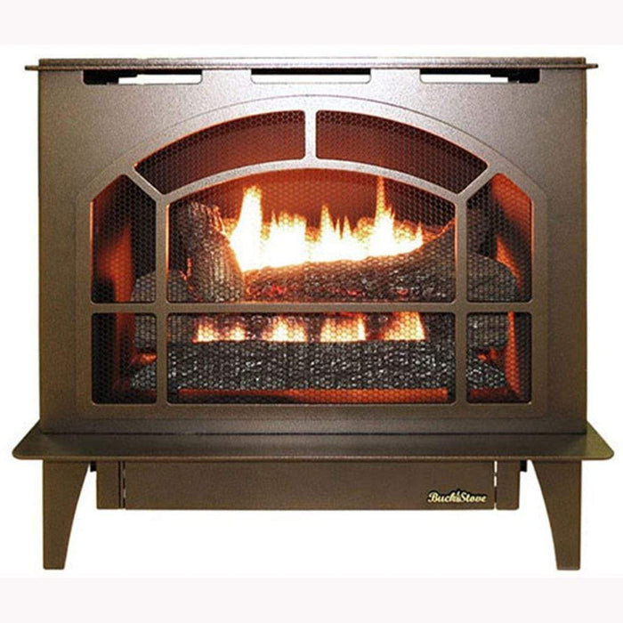 Buck Stove 26 1/2 Inch Townsend II Steel Vent Free Gas Heating Stove