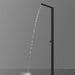 Capri Matt Black Outdoor Shower Panel by Cascada Showers: Transform Your Backyard into a Spa Oasis - Side View