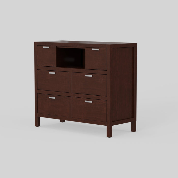Alpine Furniture Carmel Media Chest, Cappuccino
