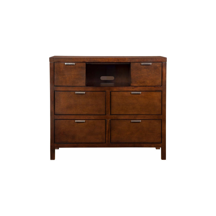Alpine Furniture Carmel Media Chest, Cappuccino