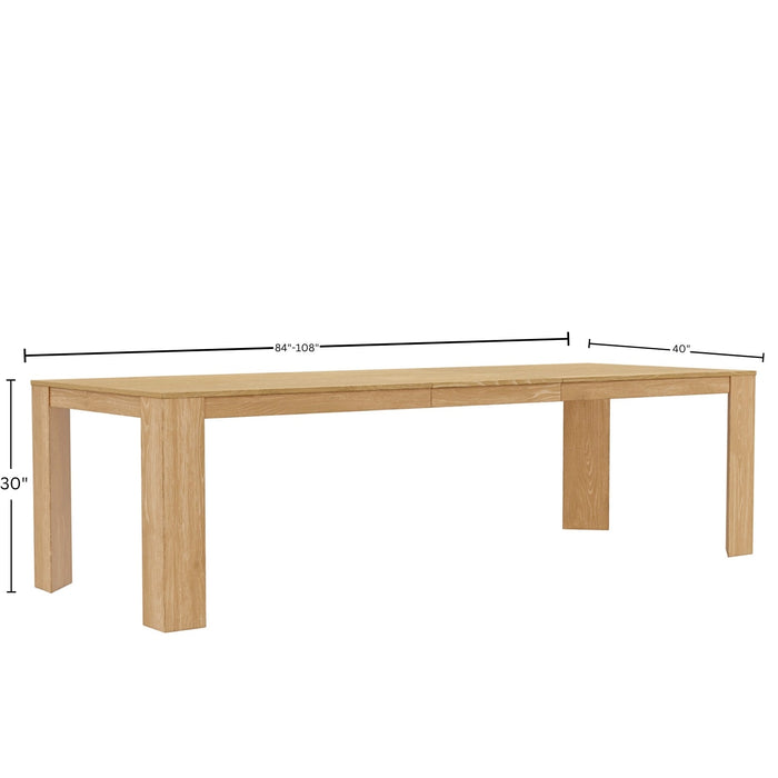 Alpine Furniture Carter Extension Dining Table