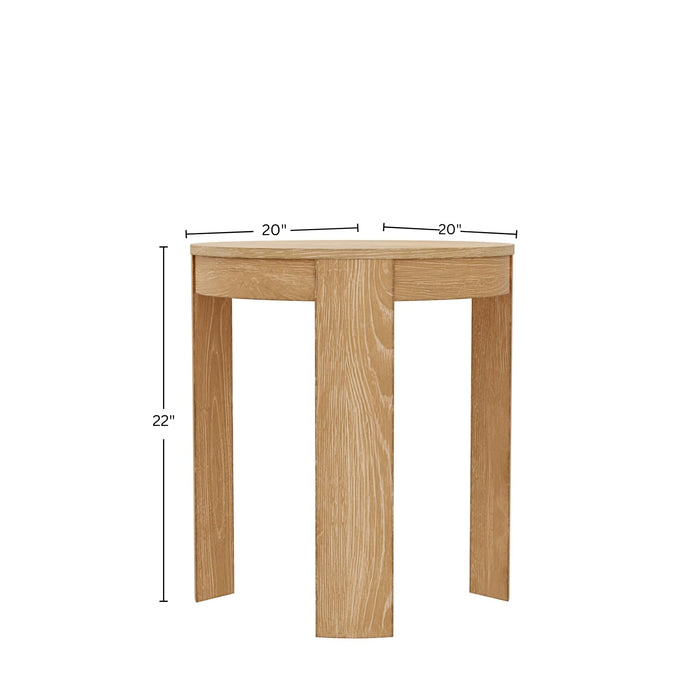 Alpine Furniture Carter Round End Table