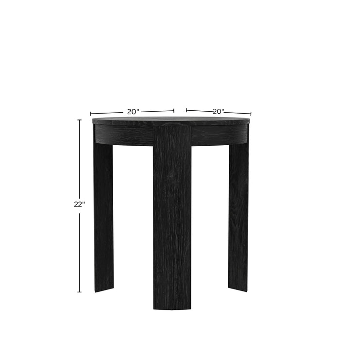 Alpine Furniture Carter Round End Table