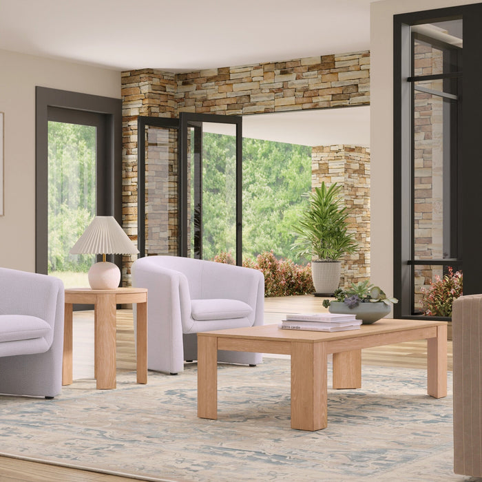 Alpine Furniture Carter Round End Table