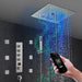 Cascada 12" Siena Digital LED Bluetooth Shower System