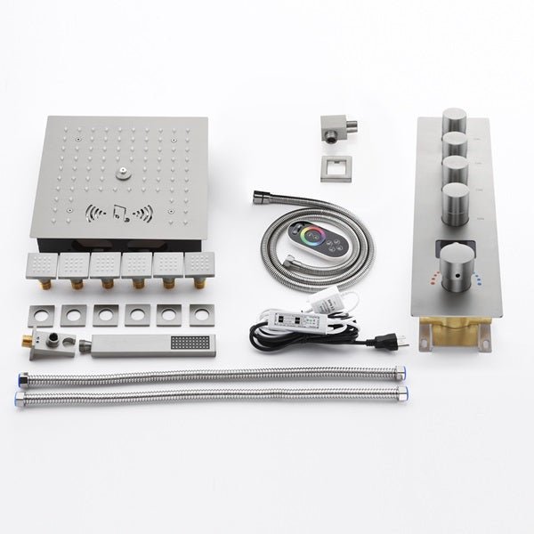 Cascada 12" Siena Digital LED Bluetooth Shower System - Lifestyle View
