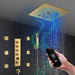 Cascada 12" Siena Digital Music LED Shower System
