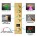 Cascada 12" Siena Digital Music LED Shower System - Close-Up