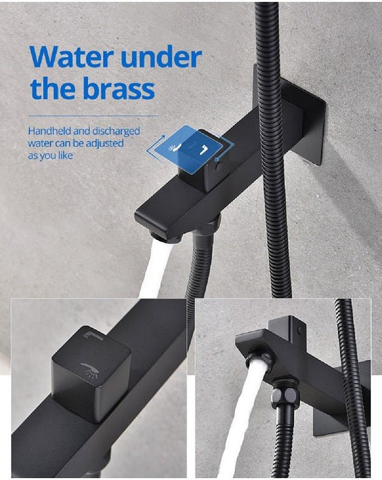 Cascada 14"x20" LED Shower System with 2-Way Thermostatic Valve - Features