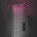 Cascada 14"x20" LED Shower System with 2-Way Thermostatic Valve