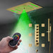 Cascada 15" x 23" Milan Bluetooth LED Shower System - Detail View
