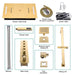 Cascada 15" x 23" Milan Bluetooth LED Shower System - Lifestyle View