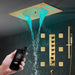 Cascada 15" x 23" Milan Bluetooth LED Shower System