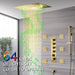 Cascada 15"x23" Catania Digital LED Music Shower System - Features