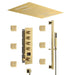 Cascada 15"x23" Catania Digital LED Music Shower System - Installation View