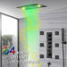 Cascada 15"x23" Trento Digital LED Music Shower System - Features