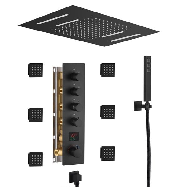 Cascada 15"x23" Trento Digital LED Music Shower System - View 10