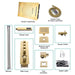 Cascada 15"x23" Trento Digital LED Shower System - Close-Up