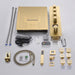 Cascada 16" Siena Digital Music LED Shower System - Close-Up