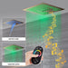 Cascada 16" Siena Digital Music LED Shower System - Side View