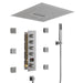 Cascada 16" Siena Digital Rainfall LED Shower System - Features