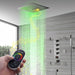Cascada 16" Siena Digital Rainfall LED Shower System - Installation View
