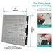 Cascada 16" Turin Digital Rainfall Bluetooth LED Shower System - View 9