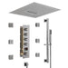 Cascada 16" Turin Digital Rainfall Bluetooth LED Shower System - Features