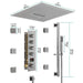 Cascada 16" Turin Digital Rainfall Bluetooth LED Shower System - Lifestyle View