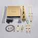 Cascada 16" Turin Digital Rainfall LED music Shower System - Close-Up