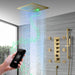 Cascada 16" Turin Digital Rainfall LED music Shower System