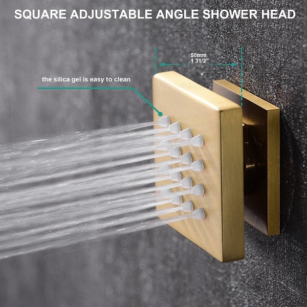 Cascada 16" Turin Digital Rainfall LED music Shower System - View 10