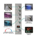 Cascada 16"x28" Matera Digital Rainfall Bluetooth LED Shower System - Detail View