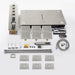 Cascada 16"x28" Matera Digital Rainfall Bluetooth LED Shower System - Close-Up