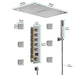 Cascada 16"x28" Matera Digital Rainfall Bluetooth LED Shower System - Lifestyle View
