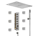 Cascada 16"x28" Matera Digital Rainfall Bluetooth LED Shower System - View 9