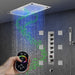 Cascada 16"x28" Matera Digital Rainfall Bluetooth LED Shower System - View 10