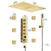 Cascada 16"x28" Matera Digital Rainfall music LED Shower System - Lifestyle View
