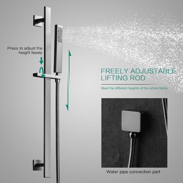Cascada Laguna 16”x28” Music LED shower system - View 14