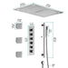 Cascada Laguna 16”x28” Music LED shower system - Dimensions