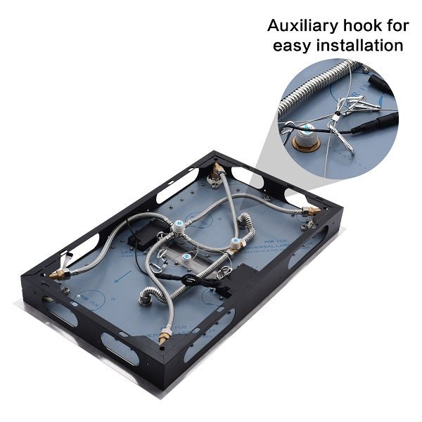 Cascada Laguna 16”x28” Music LED shower system - View 9