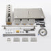 Cascada 16"x28" Sorrento Digital Rainfall LED music Shower System - Close-Up