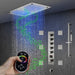 Cascada 16"x28" Sorrento Digital Rainfall LED music Shower System - View 9