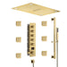 Cascada 16"x28" Sorrento Digital Waterfall Bluetooth LED Shower System - Installation View