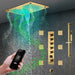 Cascada 16"x28" Sorrento Digital Waterfall Bluetooth LED Shower System