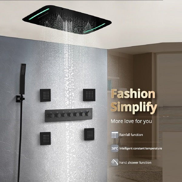 Cascada 17"x28" Torino LED Shower System - View 20