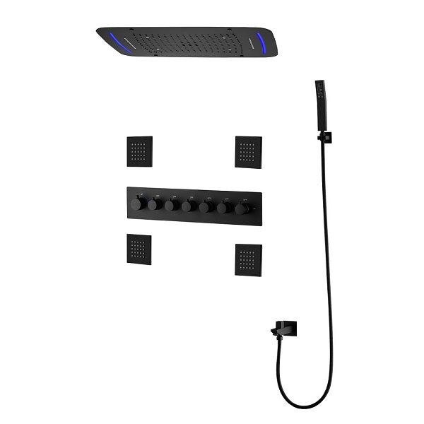 Cascada 17"x28" Torino LED Shower System - View 13