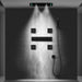 Cascada 17"x28" Torino LED Shower System - View 10