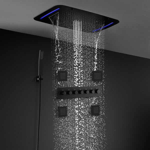 Cascada 17"x28" Torino LED Shower System - View 15
